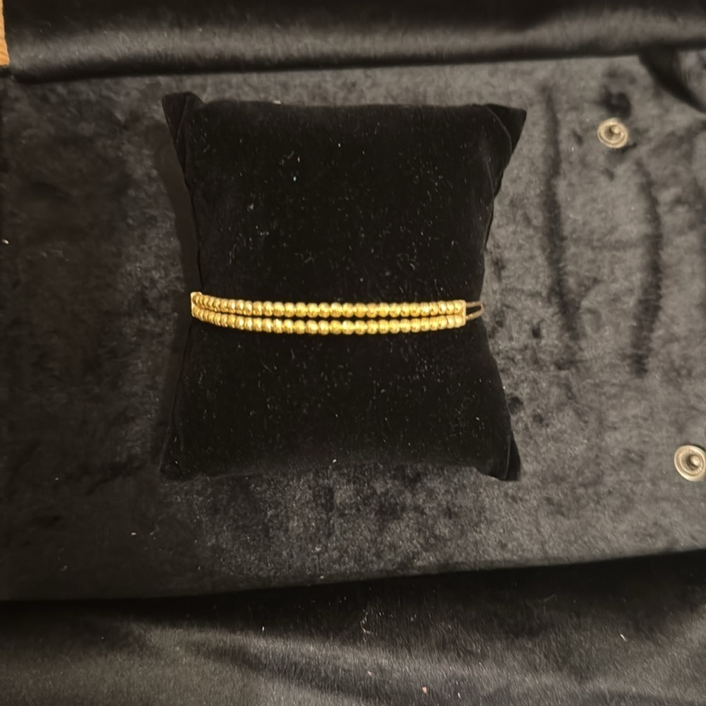 Italian 24 KT over Sterling Silver Elegant Gold Bracelet‎